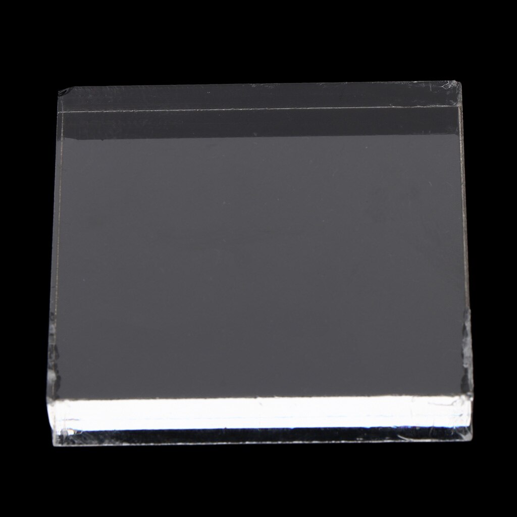 Vierkant acrylblok, transparant stempelblok voor scrapbooking fotoalbum 5 x 5cm