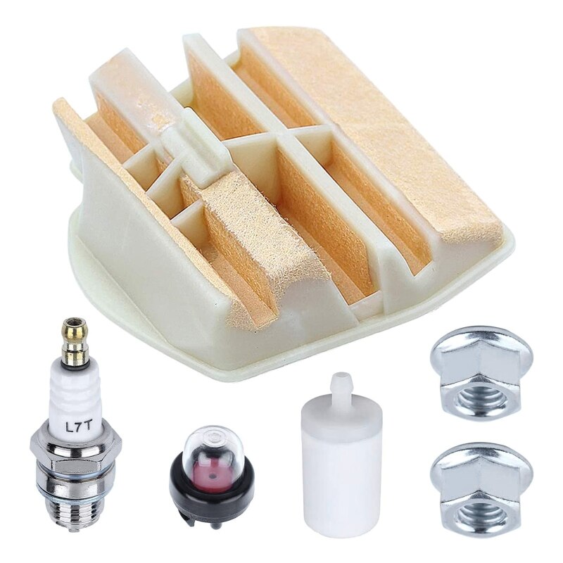 Zestaw tuningowy filtra powietrza Piła łańcuchowa dla Husqvarnae 445 450 farmer 450 e II 445E II z filtrem paliwa świeca zapłonowa