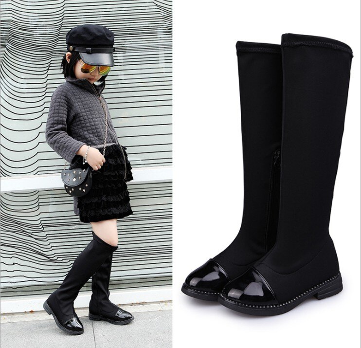 Children Over Knee Boots Girl Shoes Knee Children Boots Autumn And Winter Princess Girls Students Shoes