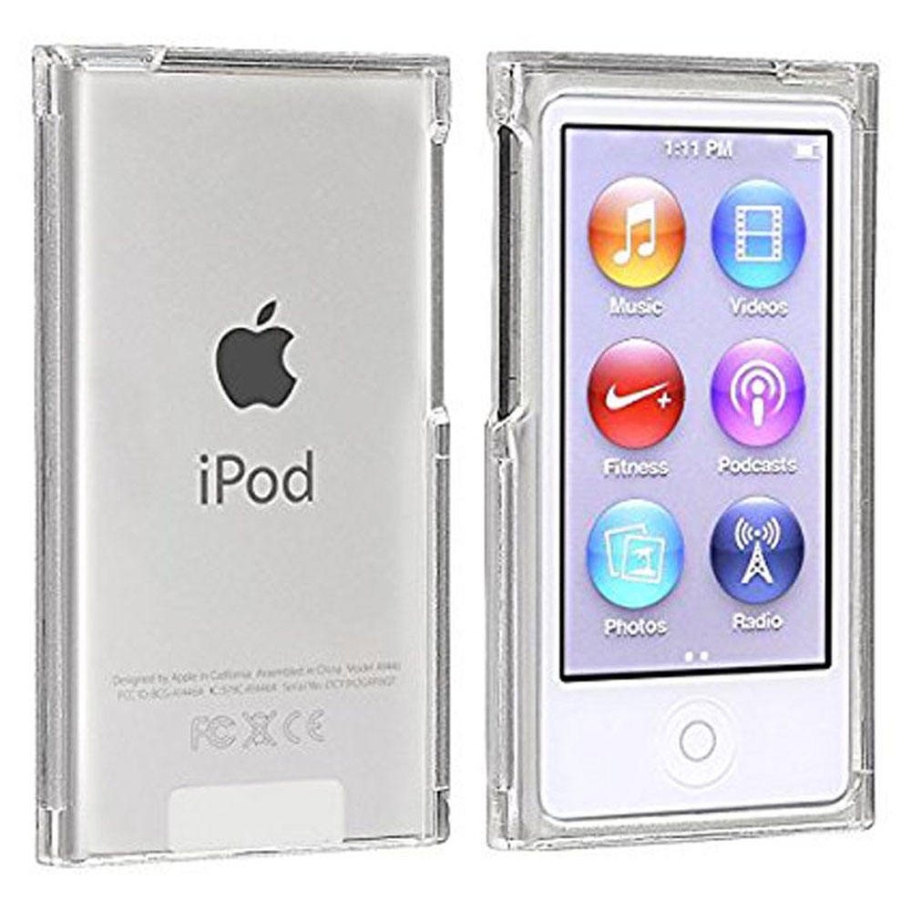 Klare, harte Kunststoffhülle für die Vorder- und Rückseite des Apple iPod Nano 7. 8. 8. Generation mit Filmen