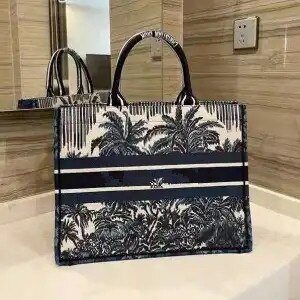 neueste monogramm stickerei klassische vielzahl von stilvollen stil ein-schulter tragbare damen großen einkaufstasche: Default Title