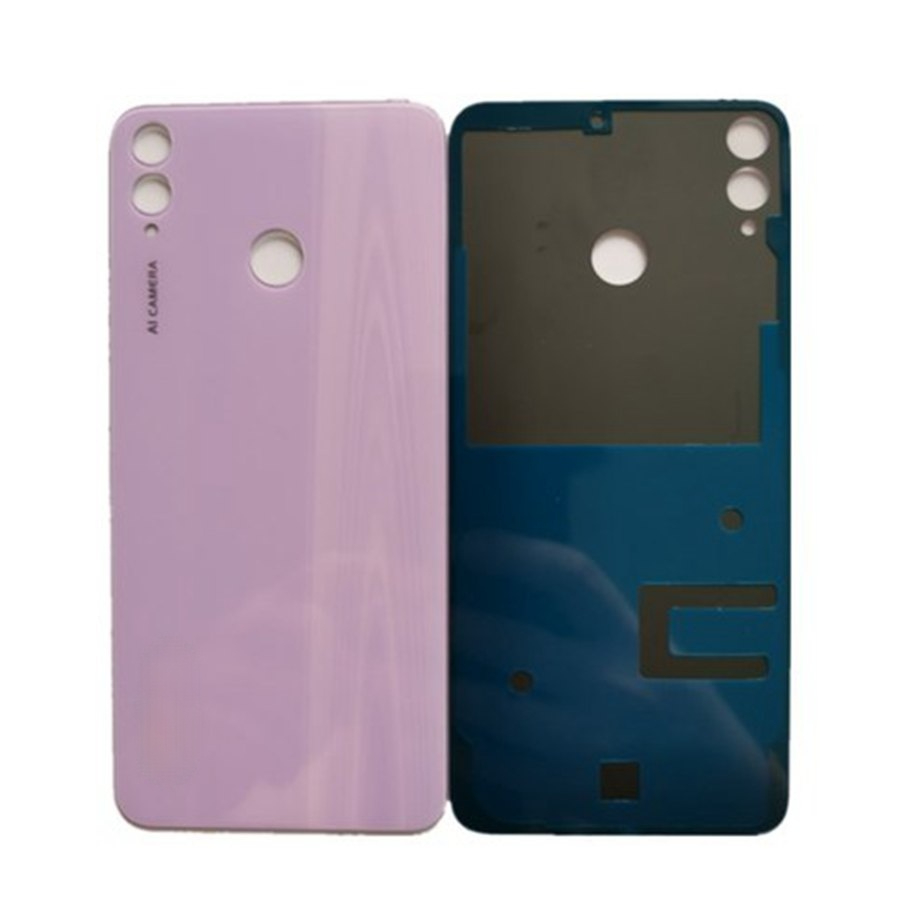 For Huawei Honor 8X Battery Cover Back Glass Panel Rear Housing Door+Camera Lens Replacement For Honor View 10 Lite VIEW10 Lite: Purple No Lens