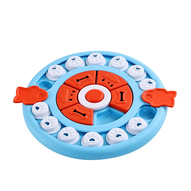 Jouets Puzzle pour chiens, mangeoire lente interactive, augmentation des chiots, distributeur de nourriture IQ, manger lentement, bol antidérapant, jeu d'entraînement pour animaux de compagnie, chat et chiens: Bourgogne
