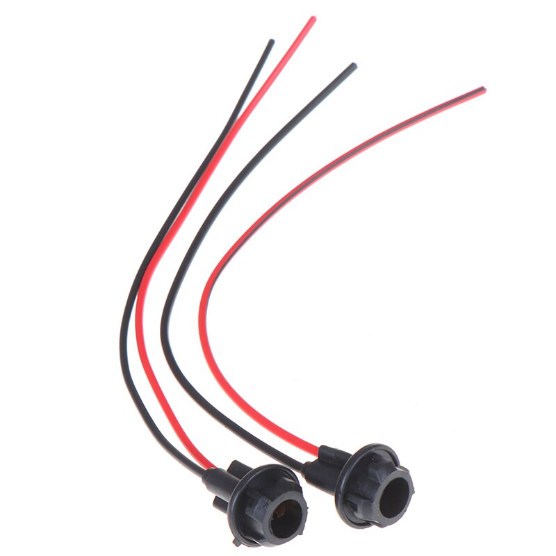 2 stücke Glühbirne Sockel T10 W5W Weiche Gummi Glühbirne Sockel Lampe Halfter Für Auto