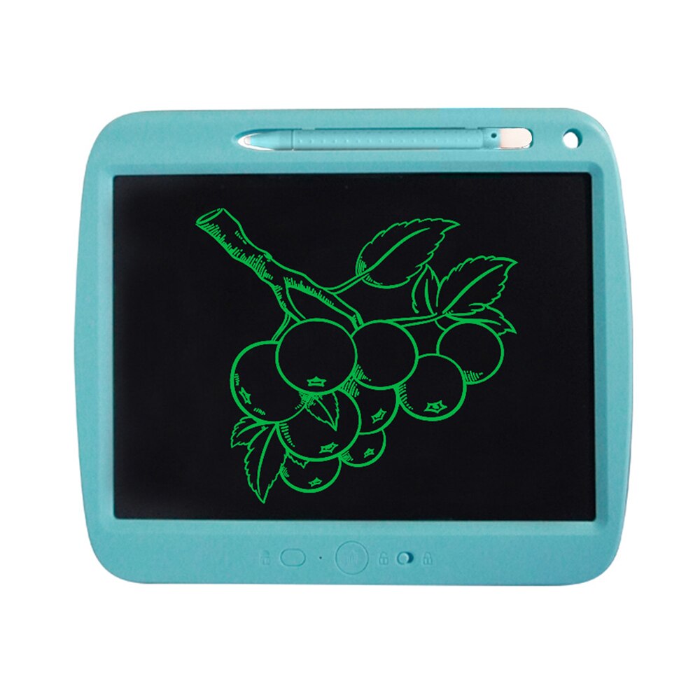 LCD Writing Tablet 9 Inch Partly Erasable Pressure-sensitive Drawing & Writing Board Eye-protective WritingPad for School Office: Blue Single-colored