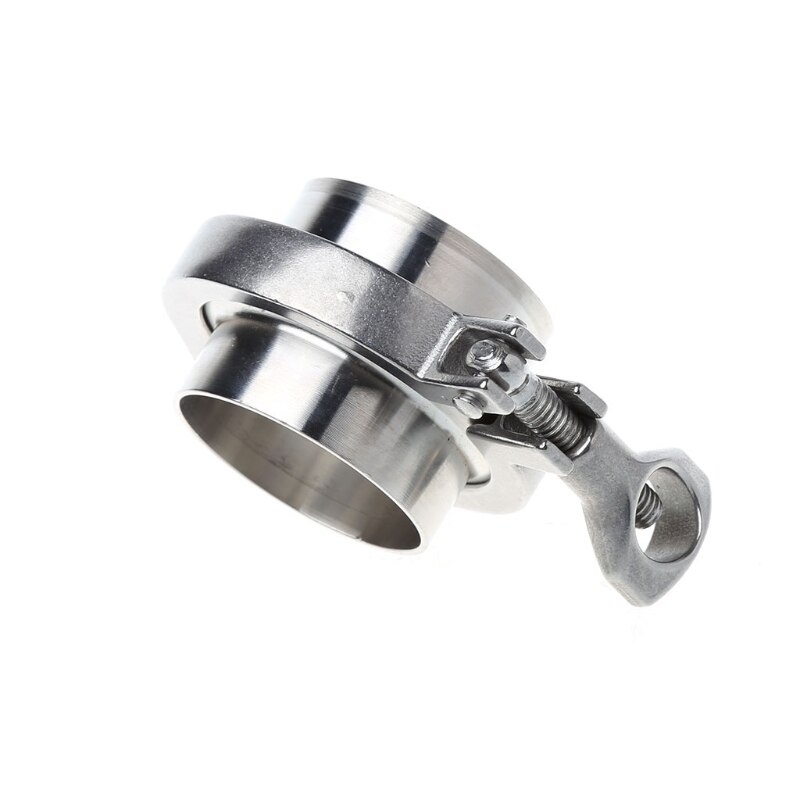 51mm 2" OD SS304 Sanitary Pipe Weld Ferrule + Tri Clamp + PTFE Gasket Set