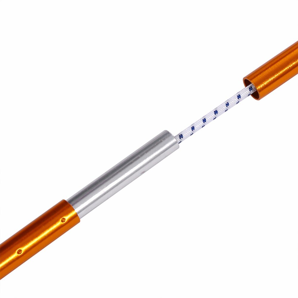 2Pcs Outdoor Tent Rod 3.6M 8.5mm 2-3 Person Camping Tent Pole Aluminium Alloy Tent Building Support Rod Pole Bar Accessories