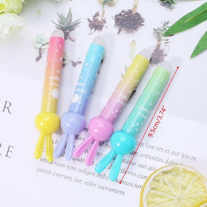 Kawaii Rabbit Eraser For Erasable Pen Cute School Office Supply Stationery -U1JA