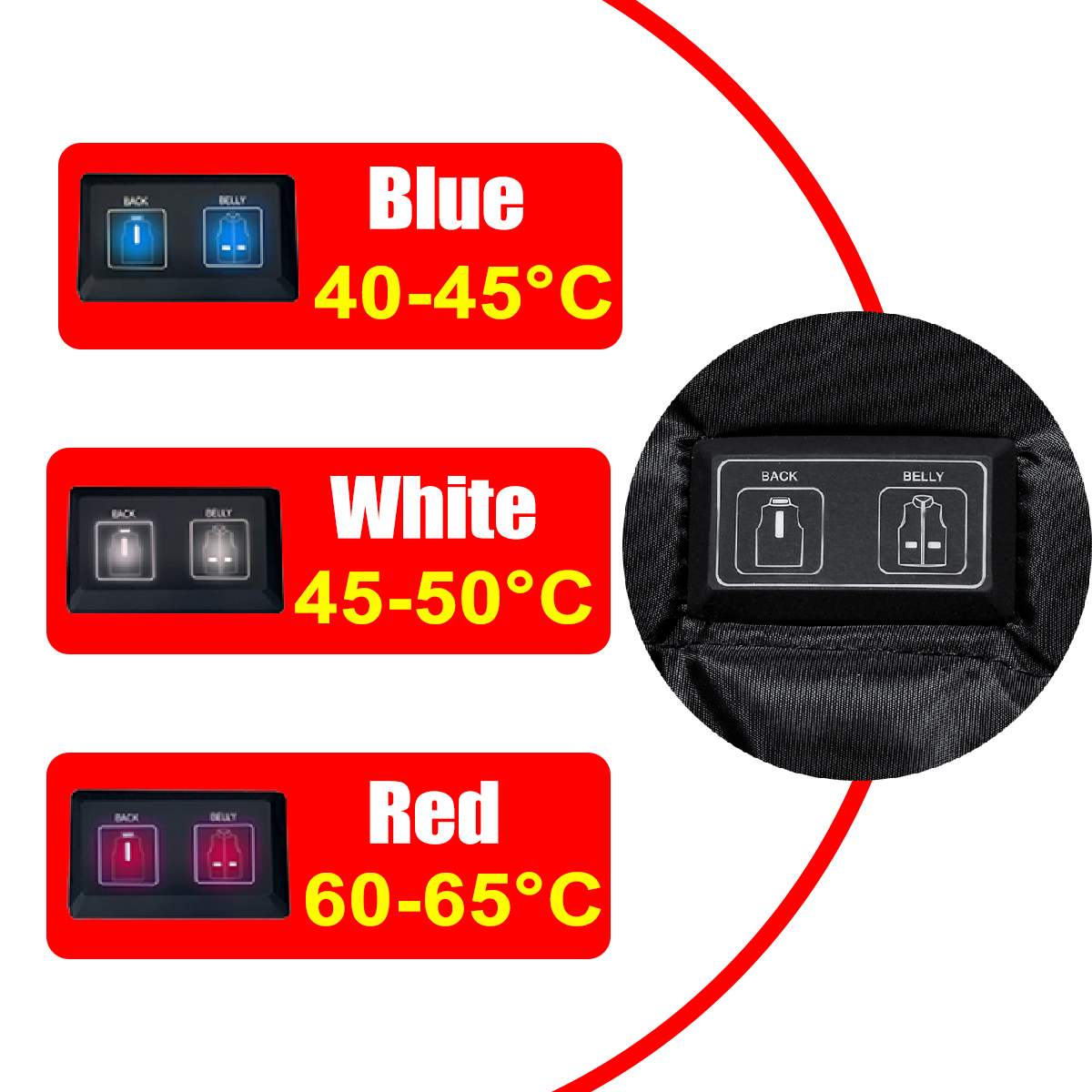 Dual Control Usb Infrarood Verwarming Vest Jas Winter Outdoor Camping Wandelen Wasbare Elektrische Thermische Kleding Warm Vest