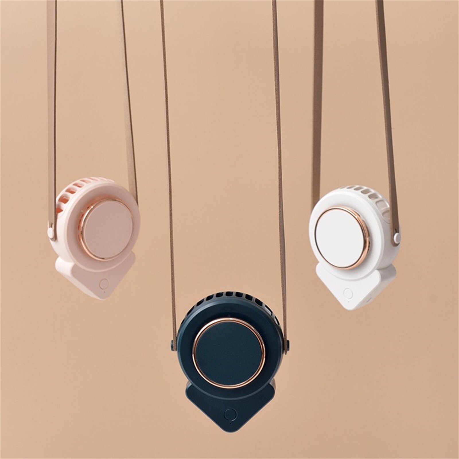 Portable Usb Fan Strong Wind Mini Silent Portable Electric Hanging Fans With Power Long Battery Life