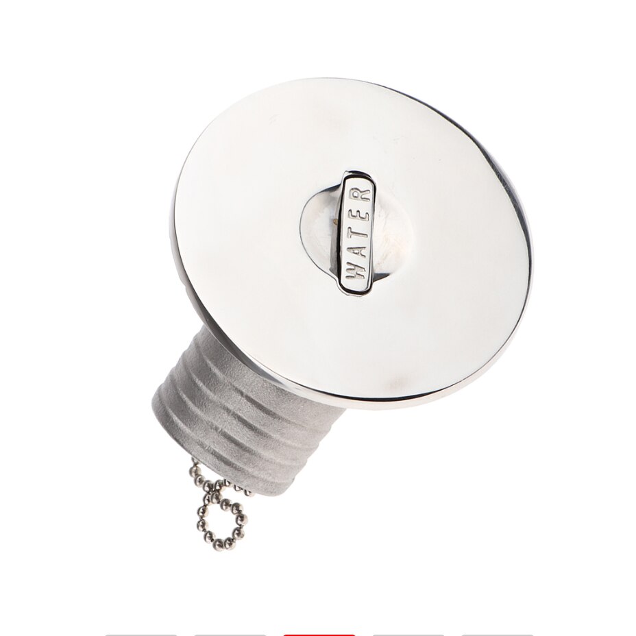 ISURE MARINE Grade Stainless Steel Hardware Boat Deck Water Filler 1-1/2" 45 Degree