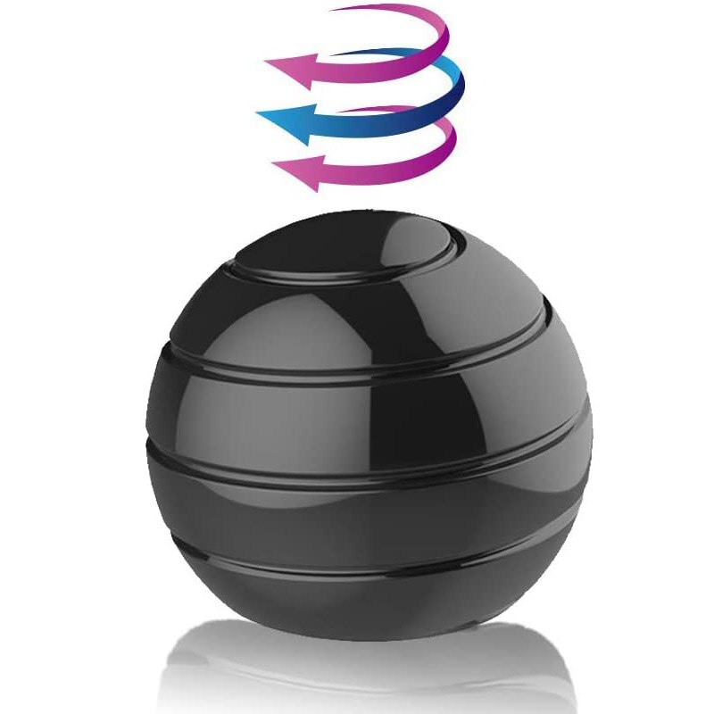 Fidget Spinner Bal Kinetische Bureau Speelgoed Angst En Stress Relief Voor Volwassenen Kids Autismo Zintuiglijke Balle Anti Stress: Black