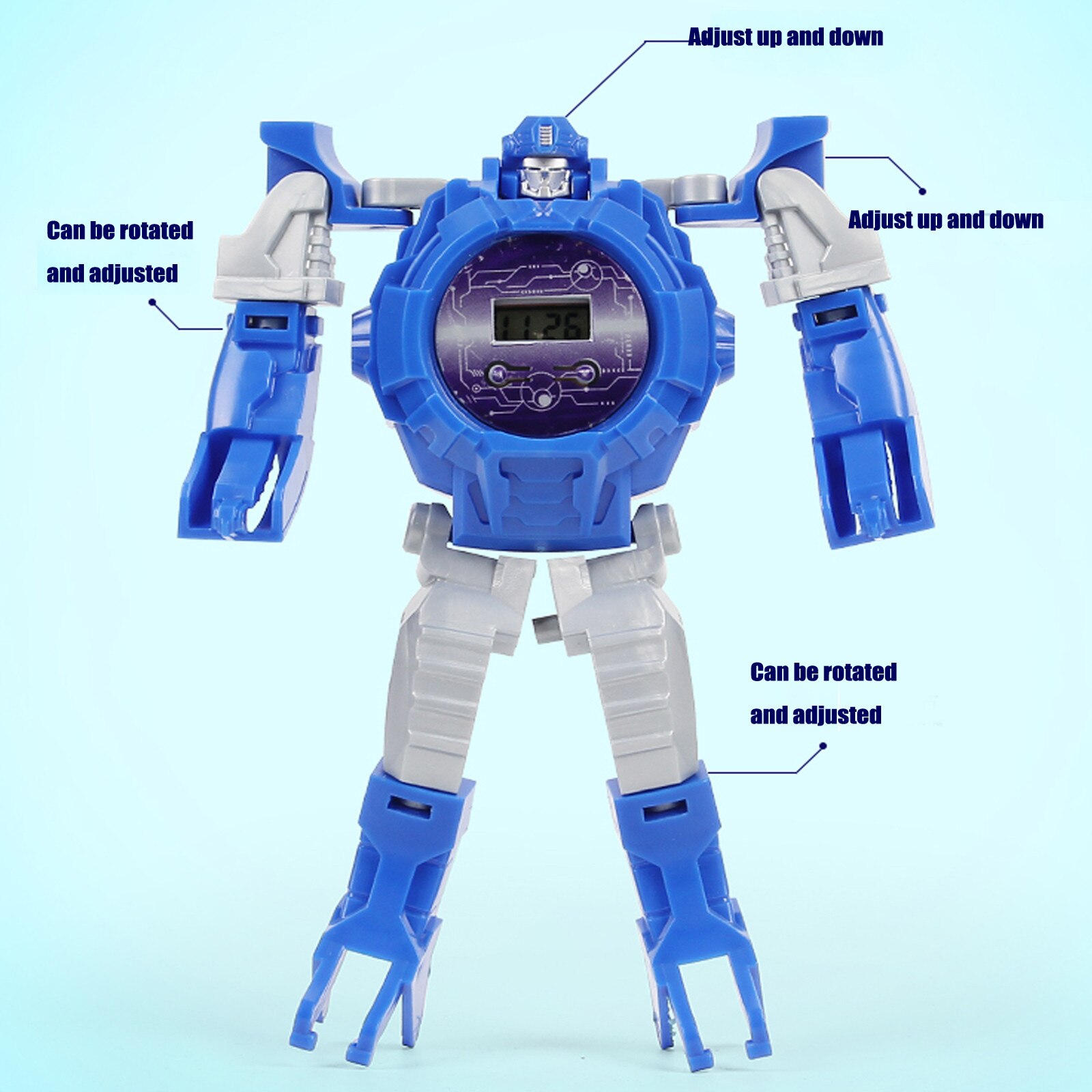 Deformazione elettronica guarda bambini trasformazione manuale creativa Robot giocattoli casa genitore-figlio giocattoli educativi interattivi