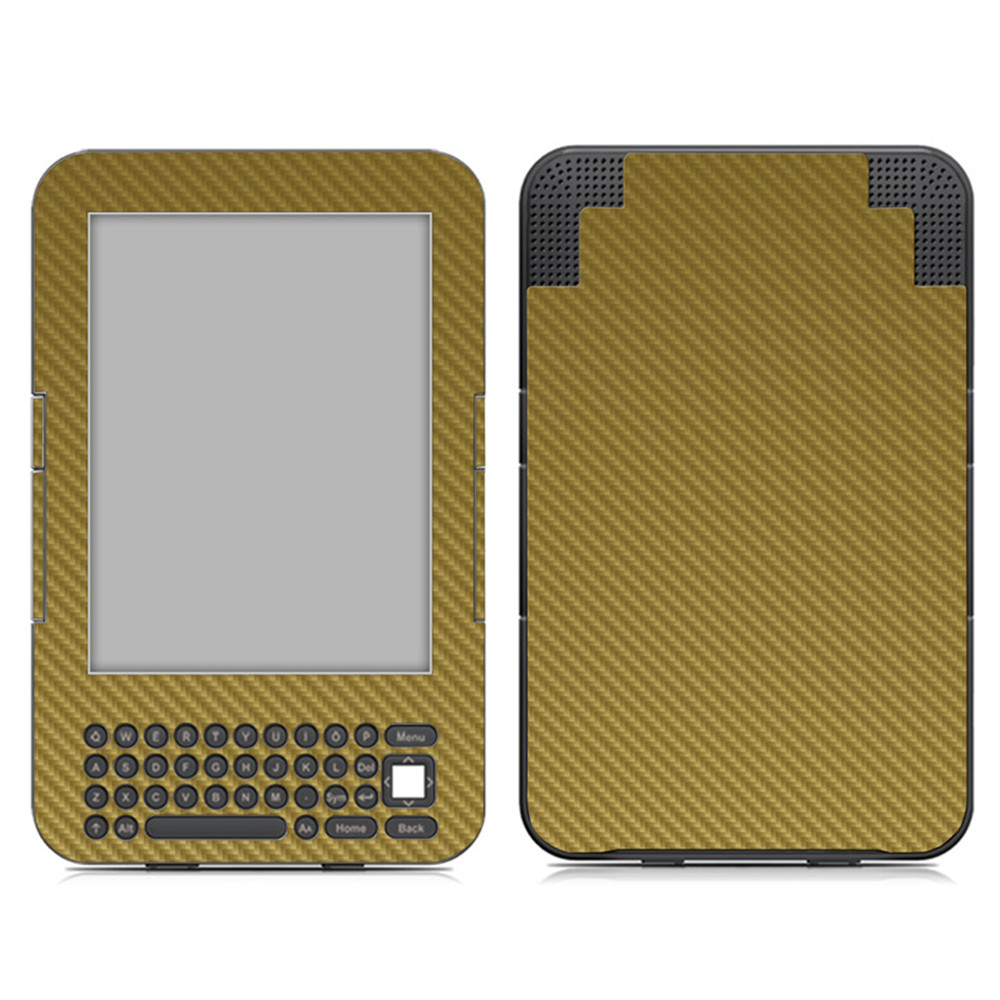 for Kindle 3 Keyboard k3 carbon fiber skin sticker