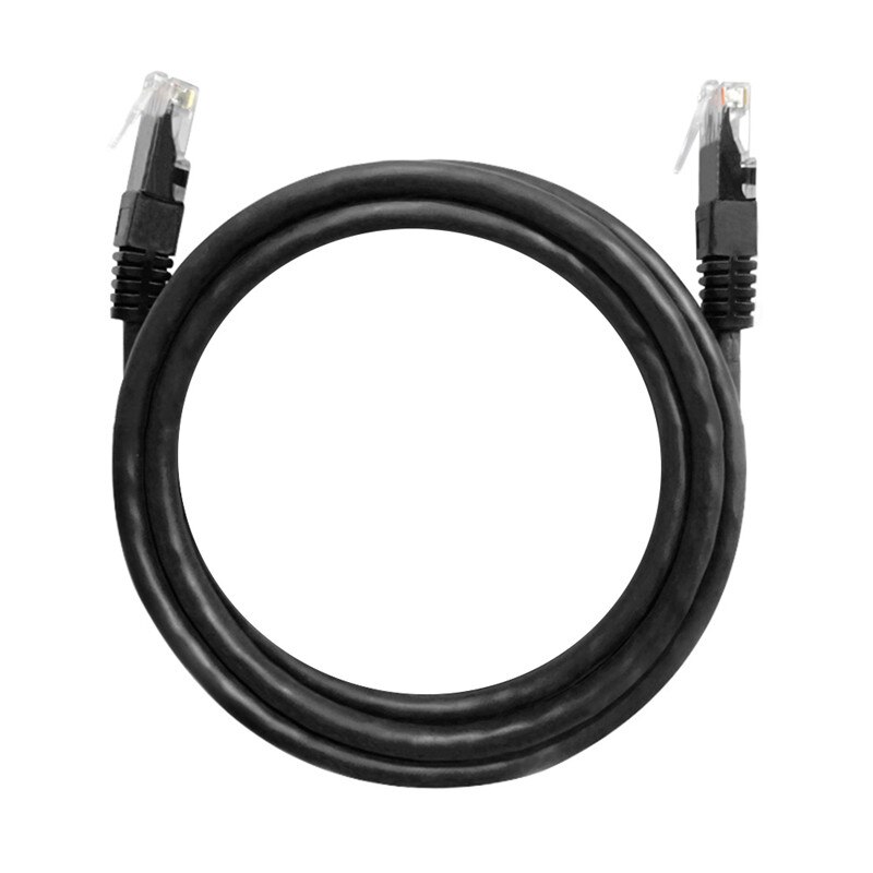Ethernet Cable 1M 2M 3M 5M Cable CAT-5e RJ45 Patch LAN Cable Router Computer Cables Extender Black Cable Connector TXTB1: 5M
