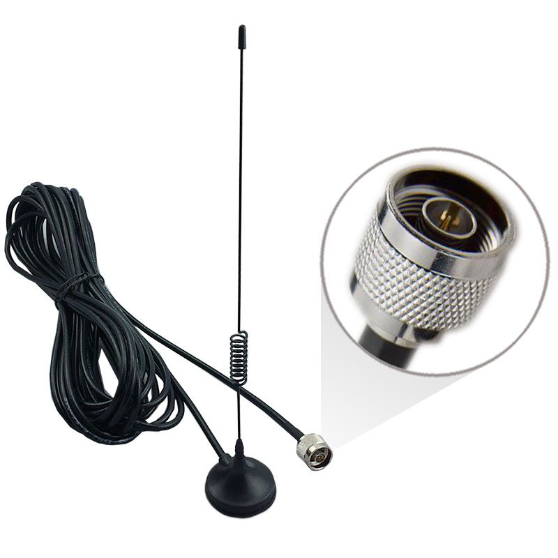 Repeater GSM Cellular Signal Booster 900MHZ 60dB Gain Car Cell Phone 2G Amplifier LCD Display With Whip Antenna For Vehicle Use-