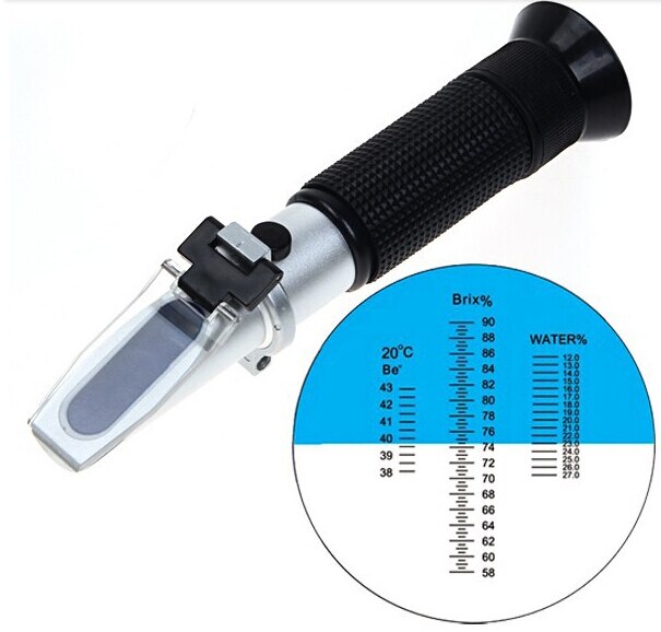 BEST ! 0-90% Brix Refractometer Syrup, Jam, Sauces, Honey - SINGLE SCALE! BROAD RANGE!