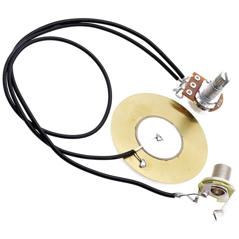 50mm Acoustic Folk Guitar Pickups Acoustic Guitar Ukulele Passive Soundhole Pickup Transducer Easy to Use