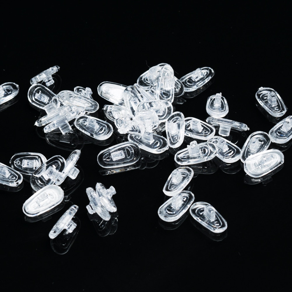 5 paar flexibele siliconen neuspads voor brillen en zonnebrillen, antislip siliconen neuspads