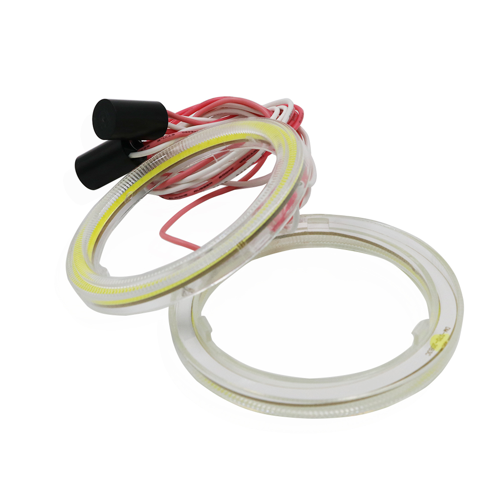 YSY 2PCS Car Angel Eyes Led 12V 130/140MM Halo Ring Lights Led Angel Eyes Headlight for Car Auto Moto Moped Scooter Motorcycle