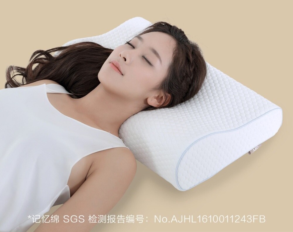 Youpin 8H Three curve neck memory foam pillow Adult neck care pillows