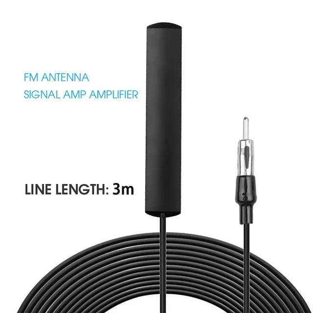 Ameise-309 Autoradio FM Antenne Universal- Auto Tupfer Antenne Signal verstärker Verstärker Funk verstärker Fahrzeug Stiefel Signal Verbesserung Gerät: Armee Grün