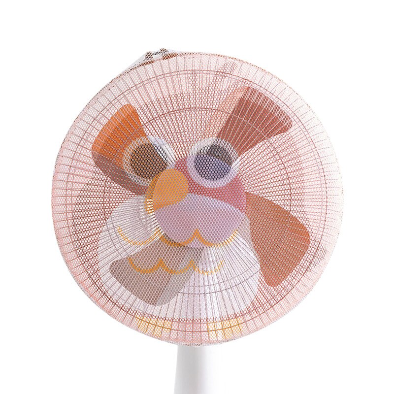 Cartoon Fan Cover Electric Fan Safety Cover Child Anti-pinch Protection Fan Net Cover Floor Fan All-inclusive: A18