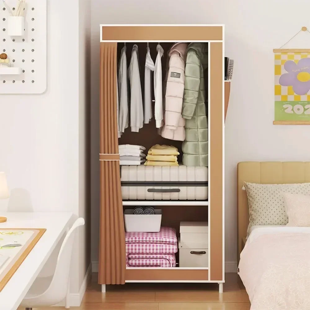 Armario de montaje Simple, armarios de tela de alta capacidad, gabinetes de almacenamiento modernos para el hogar, muebles de dormitorio