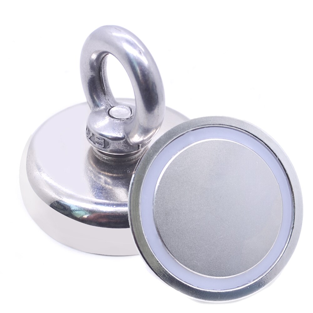 Starke Magnet Topf Angeln Magnet Tiefe Meer Salvage Magnetische Haken Permanent Neodym NdFeB Magnetischen Angeln Werkzeug mit Seil