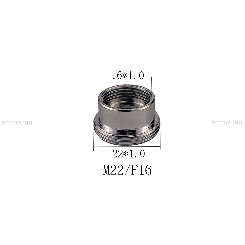 16 17 18 20 21 22 23 24 25 30mm vrid 22 kransamlare adapter vattenrenare kopplingar mässing köksblandare vvs tillbehör: Orange