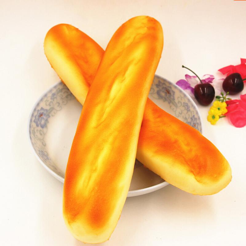 Französisch Baguettes Kawaii Squishy steigend Jumbo Telefon Riemen Nette quetschen betonen freundlicher Kissen Laib Kuchen Brot Spielzeug