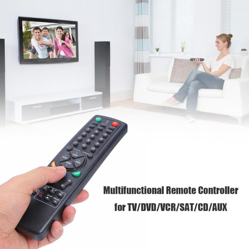 6 in 1 Multifunction Universal Remote Control for TV DVD VCR SAT CD AUX