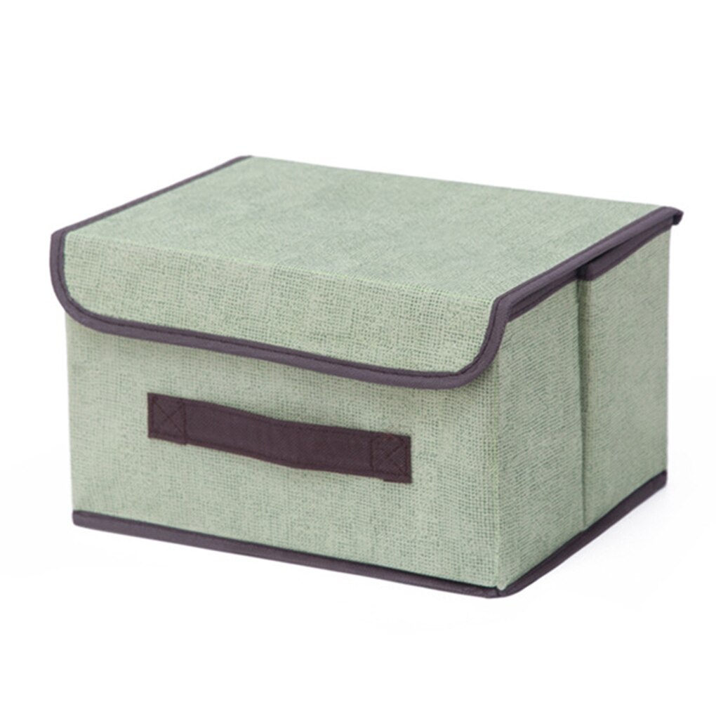 Caja de almacenamiento plegable de tela para el hogar, organizador de ropa multiusos, portátil, no tejida, a prueba de busto: type  1