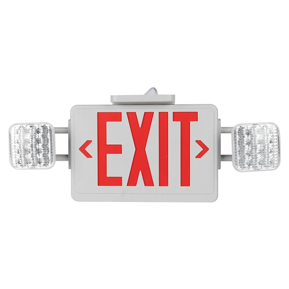 Wall Mounted Adjustable Angle Rechargeable Home Multifunction Commercial Lighting With Battery Backup LED Emergency Exit Light