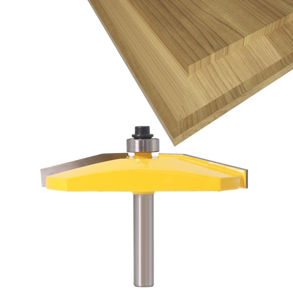 1 pçs 15 paised panet bit anel raiser roteador bit-design bisel-8mm haste cortador de madeira tenon cortador para ferramentas de madeira