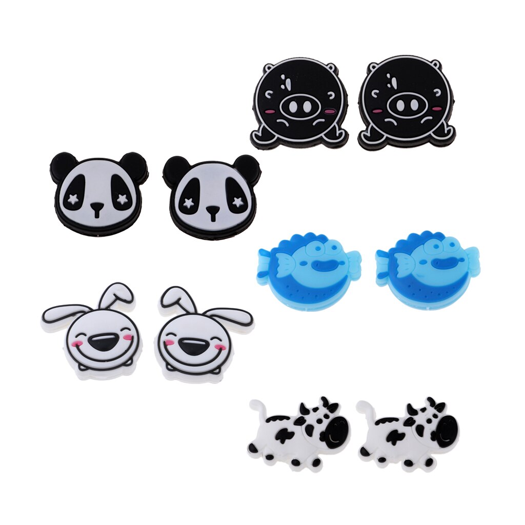 1 Paar Tennis Rackets Trillingsdempers Schokdemper Set