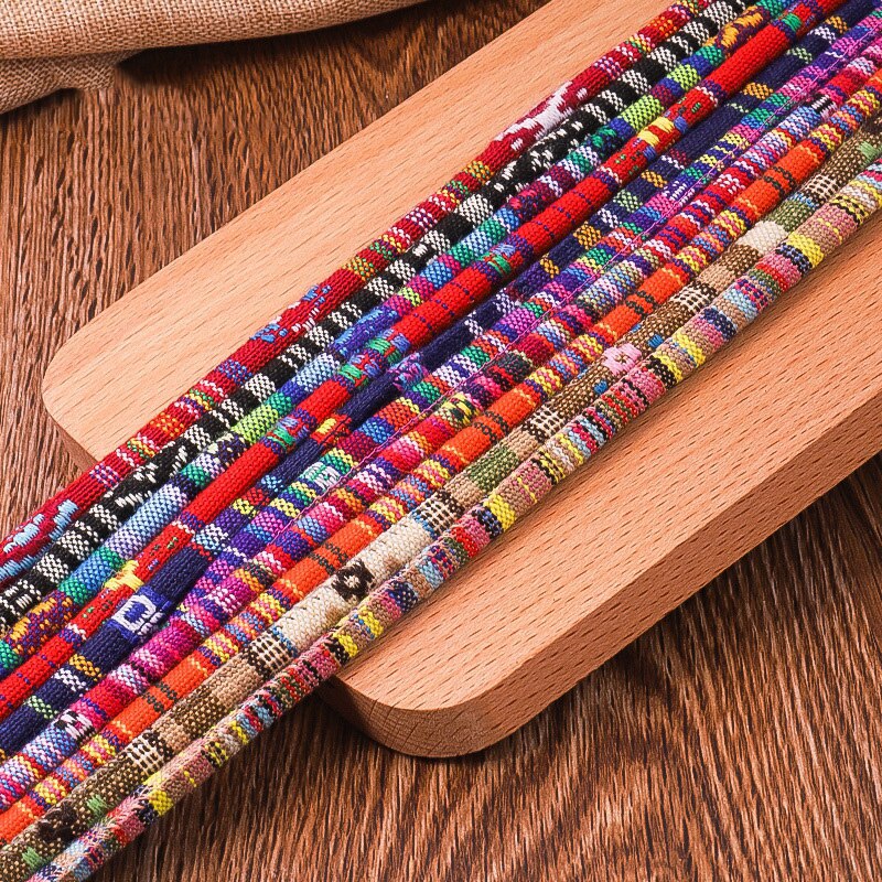 Men Women Eyeglass Sunglasses Cotton Neck String Cord Retainer Strap Eyewear Lanyard Holder High-End Ethnic Rope Glasses Chain