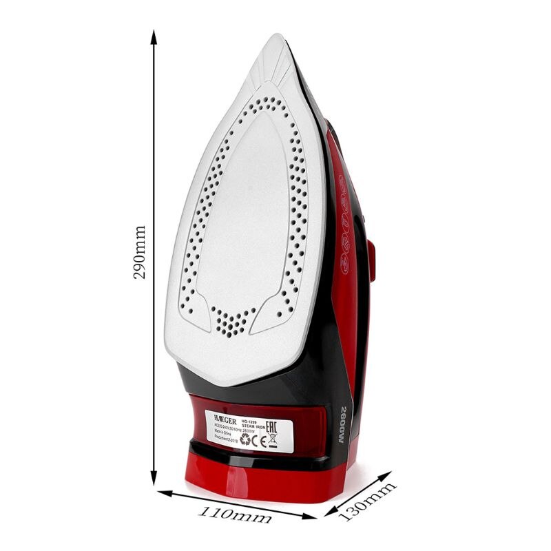 2600W Cordless Electric Steam Iron for Garment Generator Clothes Laundry Brush Steamer Home Travelling EU Plug