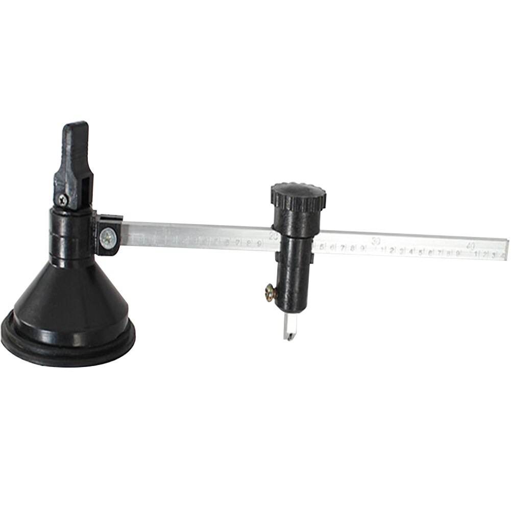 Easy Operate Window Glass Cutter with Suction Portable Cup Bottle Circle Hole Opener Home DIY Roller Woodworking Cutter Tools