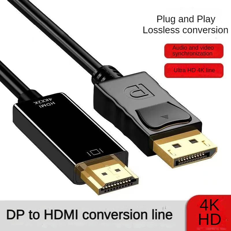 DP DisplayPort naar VGA Adapter Connecto Converter 1.8m Kabel FHD 1920*1080P Lijn Voor Desktop Laptop PC TV Monitor Projector