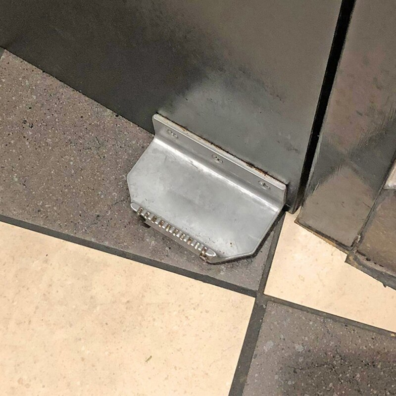 Clean Open Foot Door Opener Foot Operated Hands Free Door Handle Easily Open Doors with Just Your Foot Silver