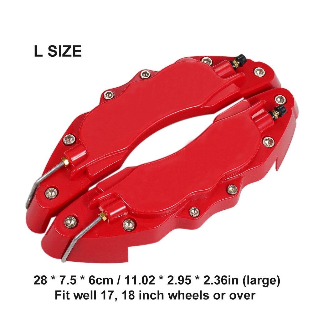 3D Auto Vrachtwagen Disc Remklauw Covers Voor Achter Auto Universele Kit Decoratie Modificatie Set Voor 14 ~ 19 & boven Inch Over Wiel