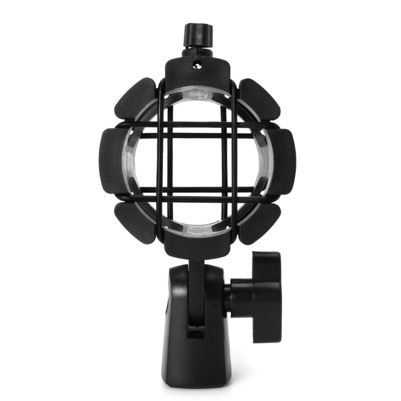 NB04 Bearable Handheld Condenser Microphone Shock Mount Clip Mic Holder Stand