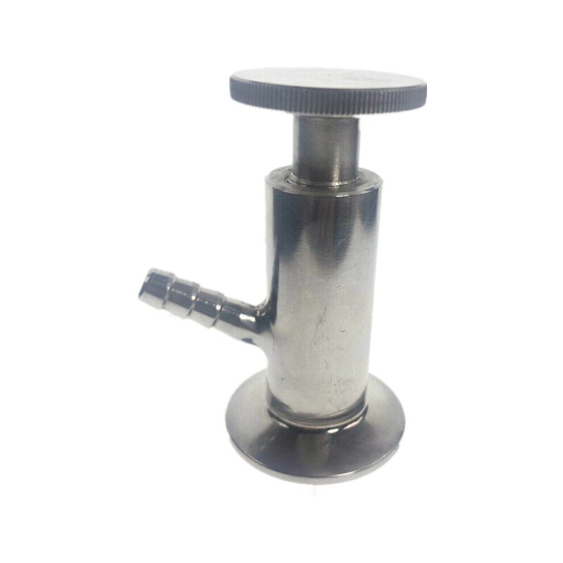 304 Stainless Steel Sanitary Sampling Valve 50.5mm 25.4mm Ferrule OD Fit 1/2" 1.5" Tri Clamp