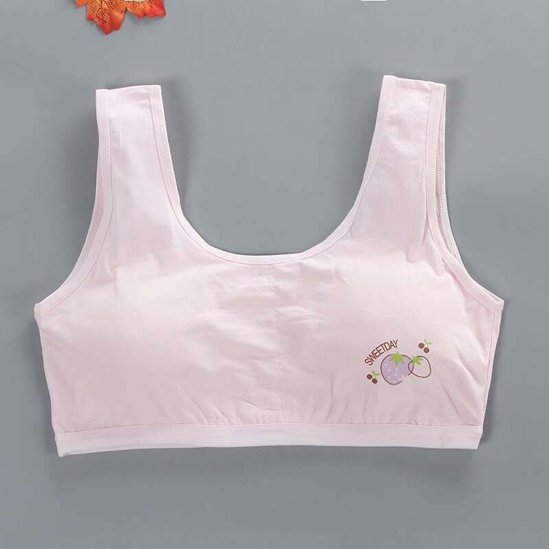 Topy dla dziewczynek nastolatek biustonosz dziewczyna wierzchnia kamizelka temat dziewczyny sport Adolescente dzieci nastolatki bielizna biustonosze treningowe Racerback 8-16 rok: 5