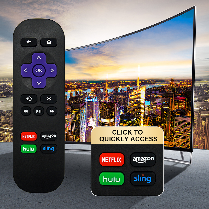 Rc680 Fernbedienung für Roku Express, für Roku Premiere, für Roku Box, für Roku Play Roku 1 2 3 4 [Nicht für jeden Stick oder TV]]