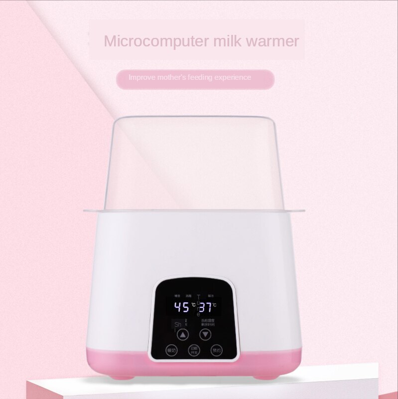 Joylive Creatieve Moeder-en Kindersterfte Producten Melk Warmer Constante Temperatuur Melk Warmer Sterilisator Baby 2-In-1 Fles: White Pink