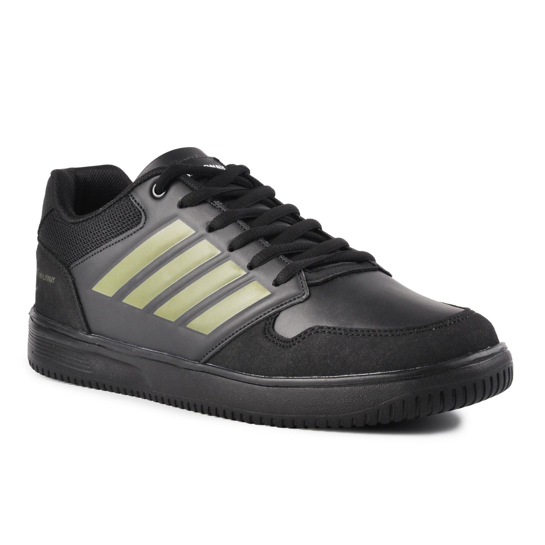 Loopbrug Nelson Zwart-Khaki Unisex Sport Schoenen