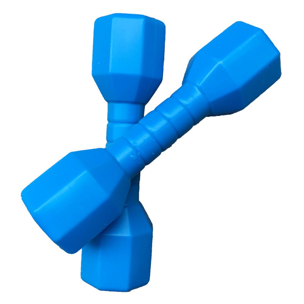 1 paar fitnessapparatuur voor de vroege educatie, kleuterschool, gym, thuis, dans, rekwisieten, halters, handgewichten, sportschool: Blauw