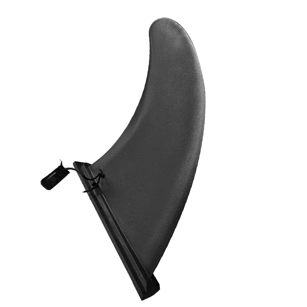 1Pc Inflatable Surfboard Caudal Fin Marine Slide-in Large Fish Fin Detachable Splitter Paddle (Black)